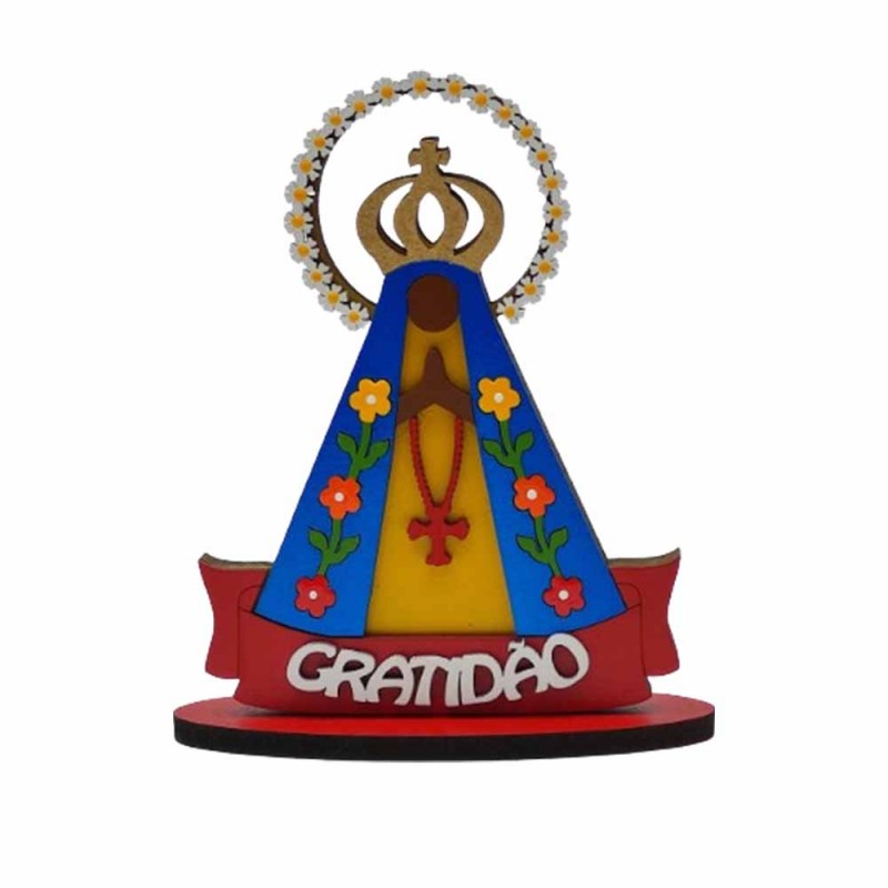 PLACA DECORATIVA MODELO NOSSA SENHORA GRATIDÃO EM MDF REF: 001687 PLACA DECORATIVA MODELO NOSSA SENHORA GRATIDÃO EM MDF REF: 001687