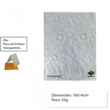 PLACA PARA EMBOSS MODELO CHAVES PLACA PARA EMBOSS MODELO CHAVES