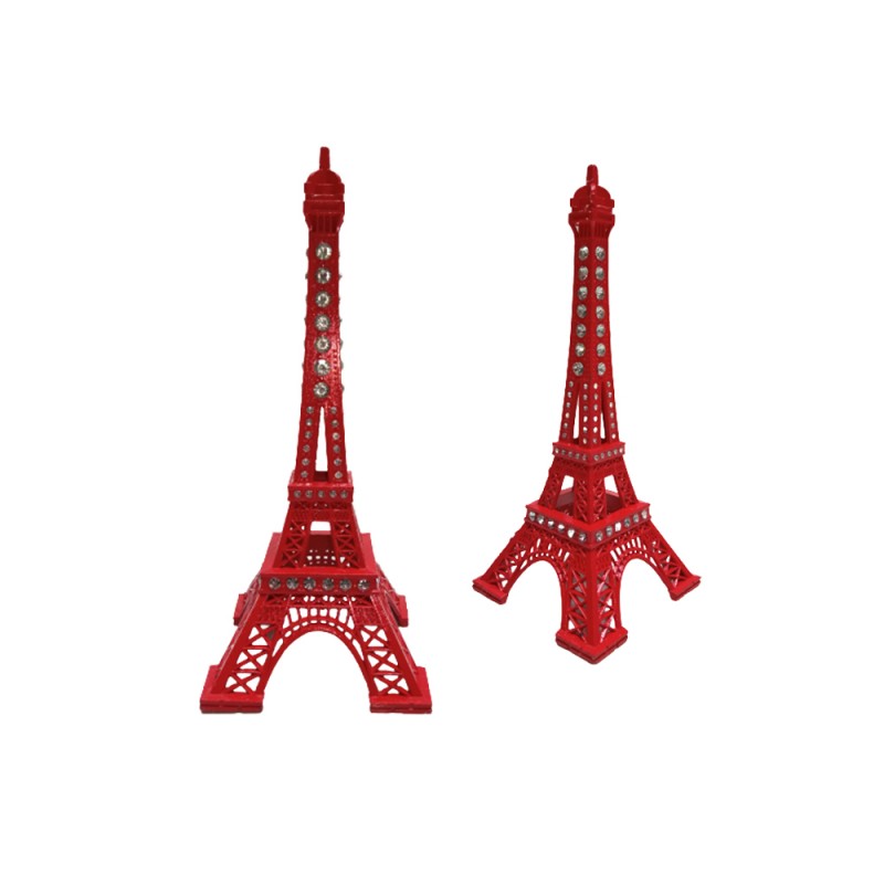 TORRE EIFFEL EM METAL VERMELHO TORRE EIFFEL EM METAL VERMELHO