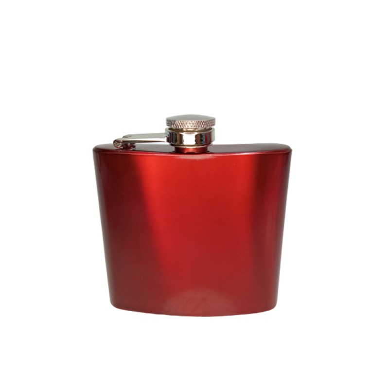 CANTIL DE BOLSO P/ BEBIDA 5 OZ EM METAL 150ML VERMELHO CANTIL DE BOLSO P/ BEBIDA 5 OZ EM METAL 150ML VERMELHO