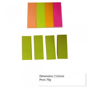 KIT C/ 4 BLOCOS AUTOADESIVOS C/ 100F CADA REF: E5-4 KIT C/ 4 BLOCOS AUTOADESIVOS C/ 100F CADA REF: E5-4