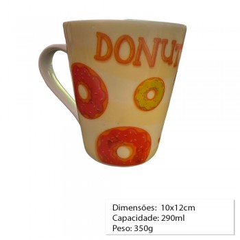 CANECA DONUTS 290ML REF:73-290E CANECA DONUTS 290ML REF:73-290E