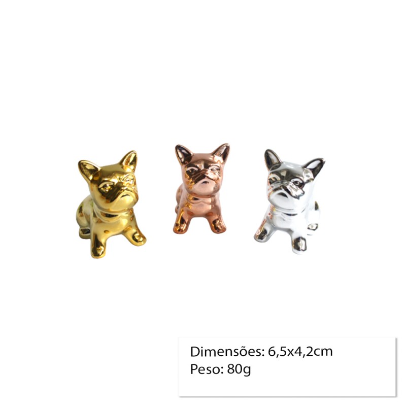 ENFEITE EM CERAMICA MODELO CACHORRO AP6882-DS ENFEITE EM CERAMICA MODELO CACHORRO AP6882-DS