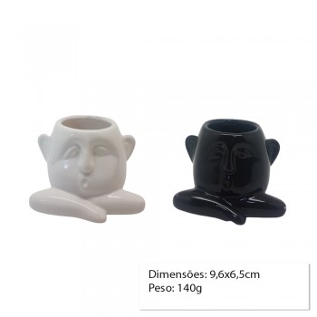CACHEPOT DECORATIVO DE CERAMICA P/PLANTAS CACHEPOT DECORATIVO DE CERAMICA P/PLANTAS