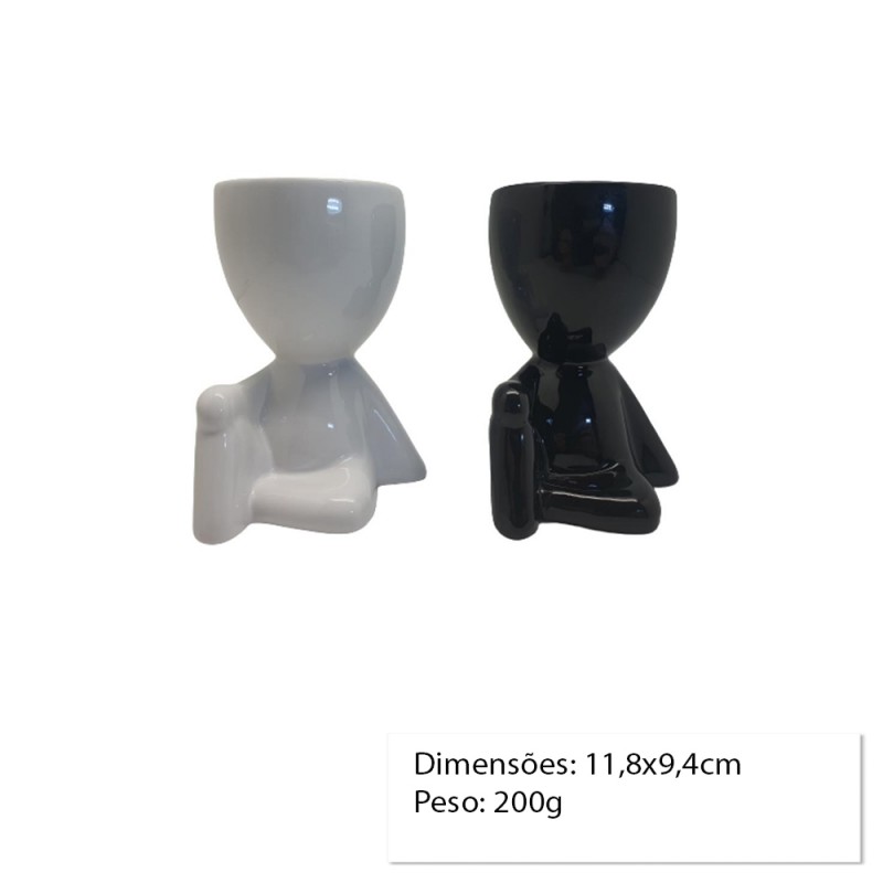 CACHEPOT DECORATIVO DE CERAMICA P/PLANTA CACHEPOT DECORATIVO DE CERAMICA P/PLANTA