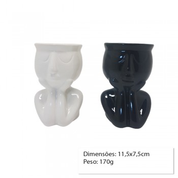 CACHEPOT DECORATIVO DE CERAMICA P/PLANTAS CACHEPOT DECORATIVO DE CERAMICA P/PLANTAS