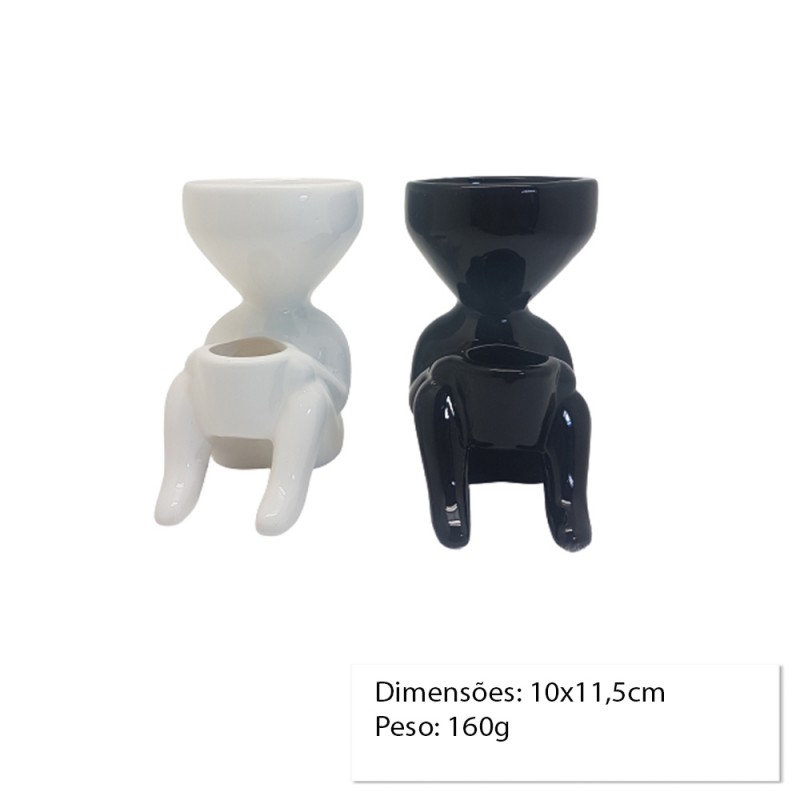 CACHEPOT DECORATIVO DE CERAMICA P/PLANTAS CACHEPOT DECORATIVO DE CERAMICA P/PLANTAS