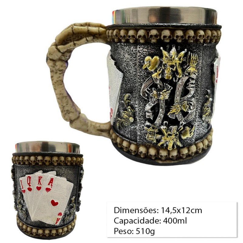 CANECA EM METAL REV.RES.PVC C/ALCA CAP.400ML REF:AP-B9138-2 CANECA EM METAL REV.RES.PVC C/ALCA CAP.400ML REF:AP-B9138-2