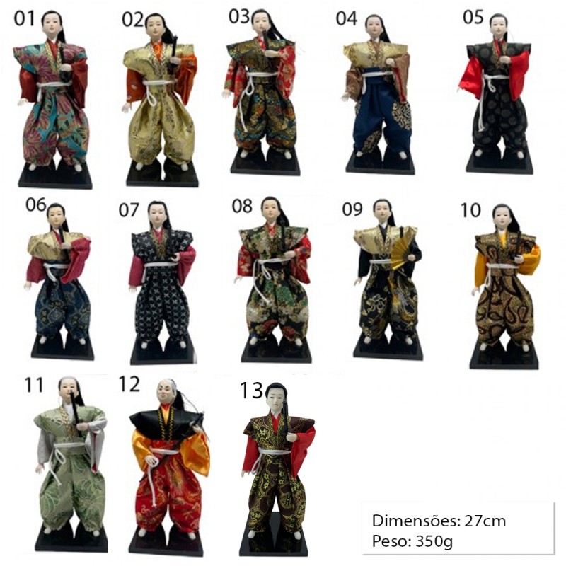 ENFEITE BONECO SAMURAI REF: AP7509M ENFEITE BONECO SAMURAI REF: AP7509M