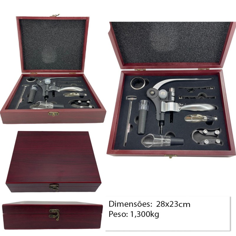 KIT ACESS METAL P/SERVIR VINHO SACA-ROLHA REF:APJU-RB-9SET KIT ACESS METAL P/SERVIR VINHO SACA-ROLHA REF:APJU-RB-9SET