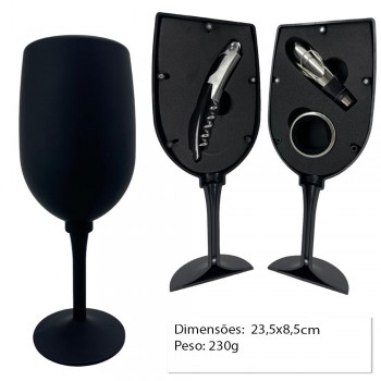 KIT ACESS METAL P/SERVIR VINHO C/SACA-ROLHA REF:APJU-0321SET KIT ACESS METAL P/SERVIR VINHO C/SACA-ROLHA REF:APJU-0321SET