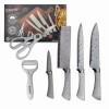 KIT FACAS E UTENSÍLIOS PARA COZINHA EM INOX BRANCO E PRETO REF: APZP-009B KIT FACAS E UTENSÍLIOS PARA COZINHA EM INOX BRANCO E PRETO REF: APZP-009B