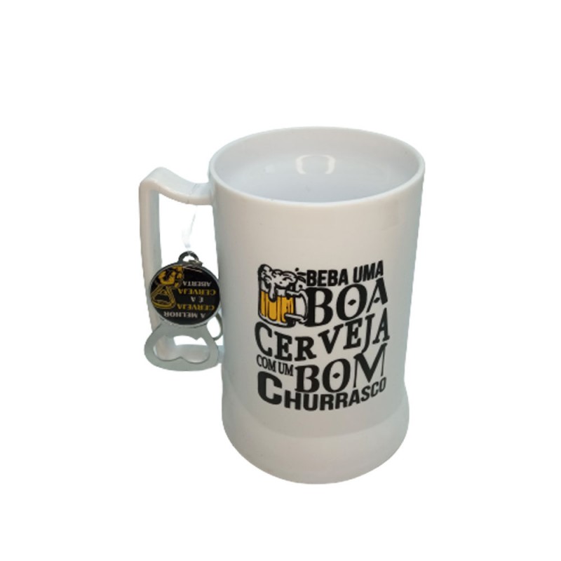 CANECA GEL BOA CERVEJA COM ABRIDOR 400ML REF: 99742 CANECA GEL BOA CERVEJA COM ABRIDOR 400ML REF: 99742