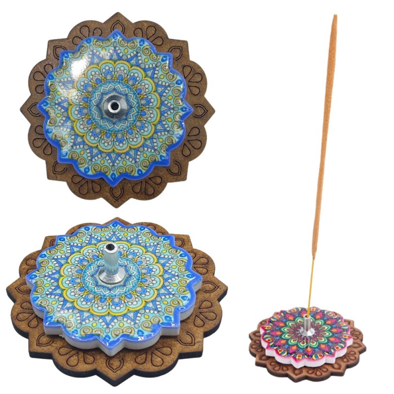 PORTA INCENSO REDONDO MANDALA REF: 01.001.004.003 PORTA INCENSO REDONDO MANDALA REF: 01.001.004.003