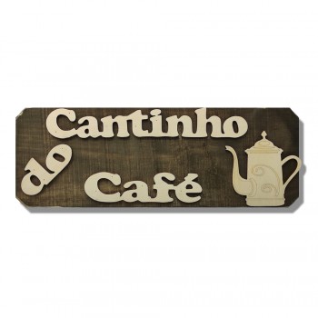 PLACA DECORATIVA MODELO CANTINHO DIVERSOS EM MADEIRA REF: 04143 PLACA DECORATIVA MODELO CANTINHO DIVERSOS EM MADEIRA REF: 04143