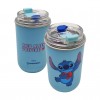 COPO NEO COM CANUDO MODELO STITCH NAMORADOS 300ML REF: 10025651