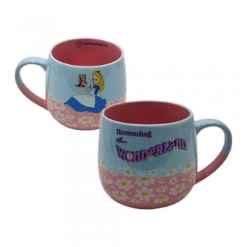 CANECA MODELO ALICE EM CERÂMICA 400ML REF: 10025940