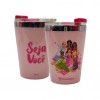 COPO DE VIAGEM MODELO PRINCESAS SEJA VOCÊ EM INOX 300ML REF: 10026057 COPO DE VIAGEM MODELO PRINCESAS SEJA VOCÊ EM INOX 300ML REF: 10026057