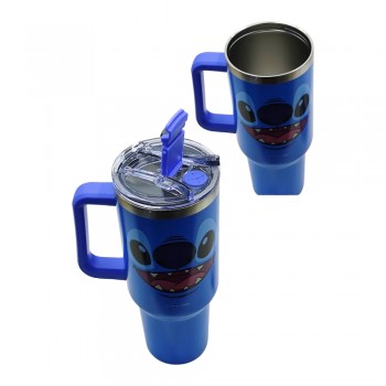 CANECÃO TUMBLER COM PINGENTE MODELO STITCH ROSTINHO EM ALUMÍNIO REF: 10026398 CANECÃO TUMBLER COM PINGENTE MODELO STITCH ROSTINHO EM ALUMÍNIO REF: 10026398