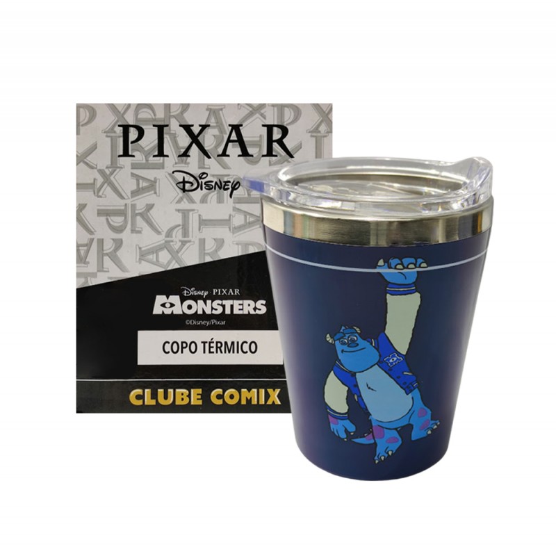 COPO DE VIAGEM MODELO MONSTERS S.A. EM INOX 400ML REF: 21664 COPO DE VIAGEM MODELO MONSTERS S.A. EM INOX 400ML REF: 21664