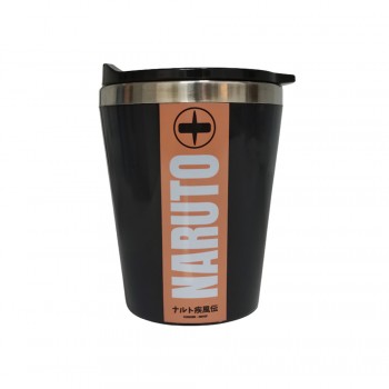 COPO DE VIAGEM MODELO NARUTO EM INOX 400ML  REF: 21675