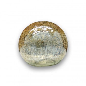 ENFEITE DECORATIVO MODELO BOLA DE OURO TRANSLÚCIDA EM VIDRO REF: BOT10 ENFEITE DECORATIVO MODELO BOLA DE OURO TRANSLÚCIDA EM VIDRO REF: BOT10