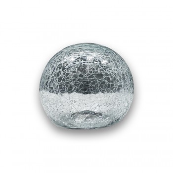 ENFEITE DECORATIVO MODELO BOLA TRANSPARENTE EM VIDRO REF: BC8 ENFEITE DECORATIVO MODELO BOLA TRANSPARENTE EM VIDRO REF: BC8
