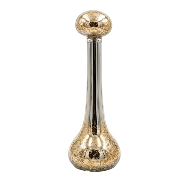 VASO DECORATIVO GOTA DE VIDRO COM TAMPA REF: GRP VASO DECORATIVO GOTA DE VIDRO COM TAMPA REF: GRP