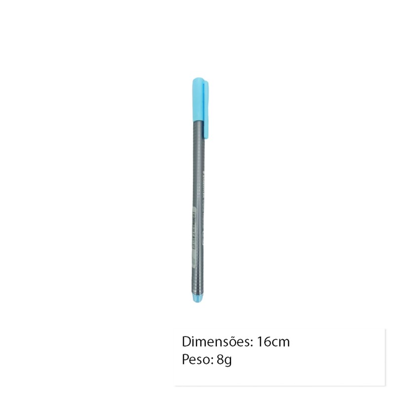 CANETA FINELINER AZUL PALIDO UNIDADE REF: 334-305 CANETA FINELINER AZUL PALIDO UNIDADE REF: 334-305