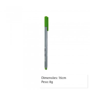 CANETA FINELINER VERDE FOLHA UNIDADE REF: 334-51 CANETA FINELINER VERDE FOLHA UNIDADE REF: 334-51
