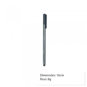 CANETA FINELINER CINZA UNIDADE REF: 334-8 CANETA FINELINER CINZA UNIDADE REF: 334-8