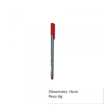 CANETA FINELINER VERMELHO UNIDADE REF: 334-2 CANETA FINELINER VERMELHO UNIDADE REF: 334-2