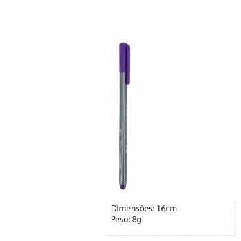 CANETA FINELINER ROXO UNIDADE REF: 334-6 CANETA FINELINER ROXO UNIDADE REF: 334-6