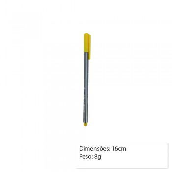CANETA FINELINER AMARELO UNIDADE REF: 334-1 CANETA FINELINER AMARELO UNIDADE REF: 334-1