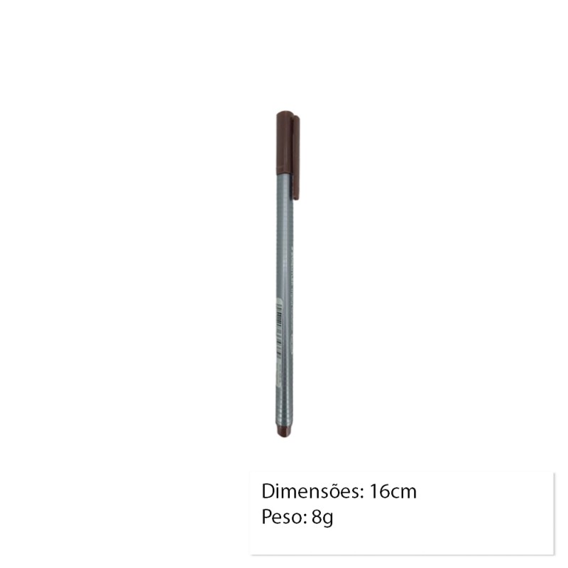 CANETA FINELINER MARRON UNIDADE REF: 334-76 CANETA FINELINER MARRON UNIDADE REF: 334-76