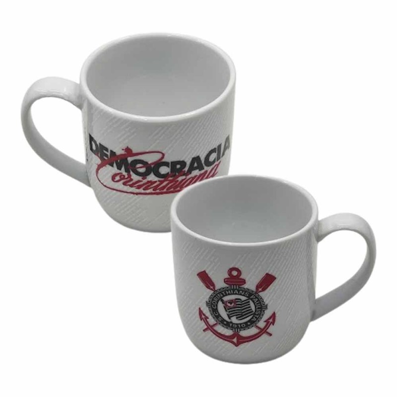 CANECA MODELO TIMES CORINTHIANS EM PORCELANA 360ML REF: 441139 CANECA MODELO TIMES CORINTHIANS EM PORCELANA 360ML REF: 441139