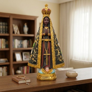 ENFEITE DE MESA DE RESINA MODELO NOSSA SENHORA REF: SW12A432-9
