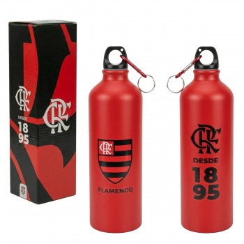GARRAFA DE ALUMÍNIO MODELO FLAMENGO 750ML REF: QH075-5 GARRAFA DE ALUMÍNIO MODELO FLAMENGO 750ML REF: QH075-5