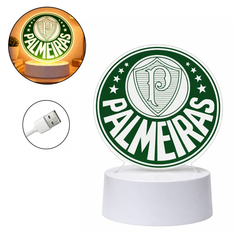 LUMINÁRIA DE PLÁSTICO VIA USB MODELO PALMEIRAS REF: JD3077-3 LUMINÁRIA DE PLÁSTICO VIA USB MODELO PALMEIRAS REF: JD3077-3