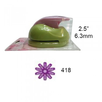 PERFURADOR DE PAPEL 2.5" 6.3mm VERDE FURO: 418 PERFURADOR DE PAPEL 2.5" 6.3mm VERDE FURO: 418
