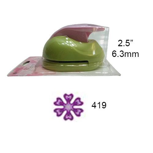 PERFURADOR DE PAPEL 2.5" 6.3mm VERDE FURO: 419 PERFURADOR DE PAPEL 2.5" 6.3mm VERDE FURO: 419