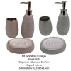 KIT BANHEIRO PORCELANA ROSA C/ 3PÇS REF: SXTE-5188 KIT BANHEIRO PORCELANA ROSA C/ 3PÇS REF: SXTE-5188