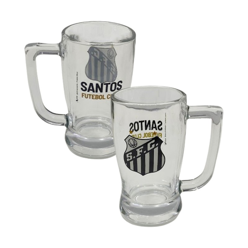CANECA MODELO SANTOS EM VIDRO 340ML REF: 5901037 CANECA MODELO SANTOS EM VIDRO 340ML REF: 5901037