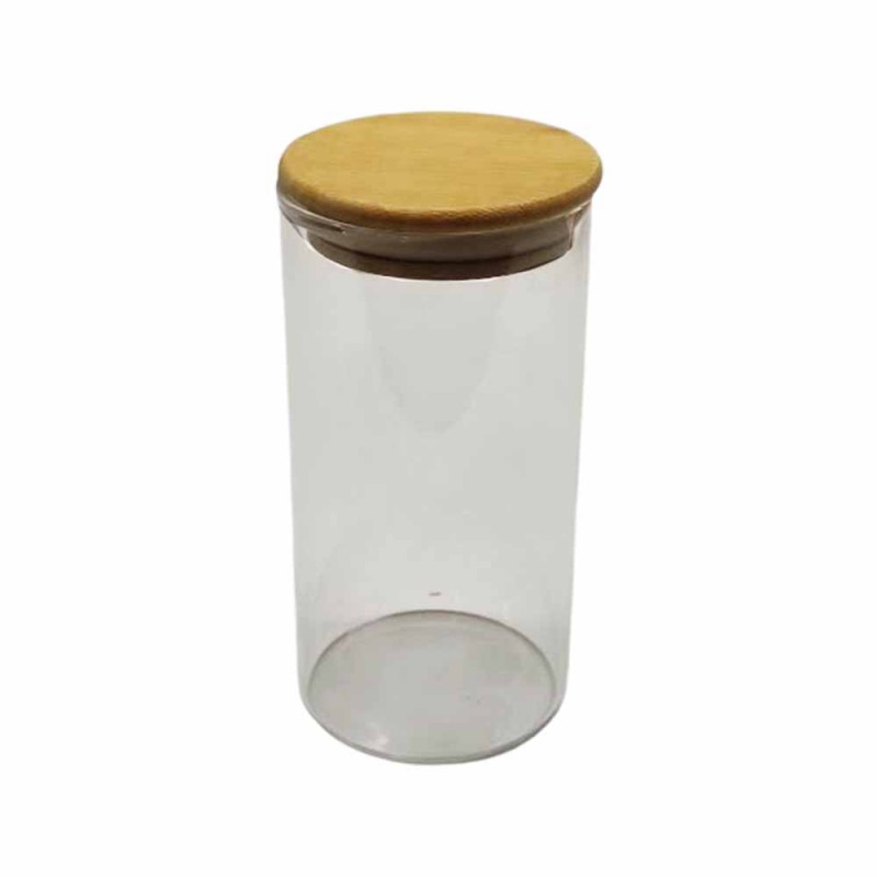 POTE DE VIDRO REDONDO COM TAMPA EM BAMBU 350ML REF: 6055 POTE DE VIDRO REDONDO COM TAMPA EM BAMBU 350ML REF: 6055