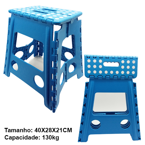 BANCO DOBRAVEL DE PLASTICO AZUL REF: ST-039 BANCO DOBRAVEL DE PLASTICO AZUL REF: ST-039