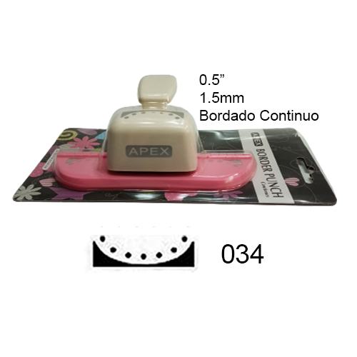 FURADOR 0.5" (1.5MM) COR: ROSA FURO: 034