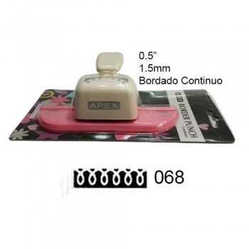 FURADOR 0.5" (1.5MM) COR: ROSA FURO: 068