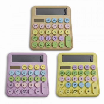 MINI CALCULADORA DE BOLSO COLORIDA EM PLÁSTICO REF: 2001B MINI CALCULADORA DE BOLSO COLORIDA EM PLÁSTICO REF: 2001B