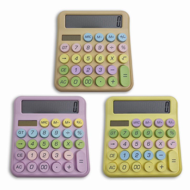 MINI CALCULADORA DE BOLSO COLORIDA EM PLÁSTICO REF: 2001B MINI CALCULADORA DE BOLSO COLORIDA EM PLÁSTICO REF: 2001B