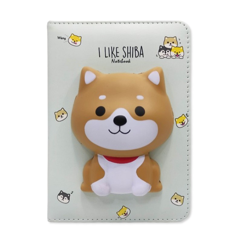 CADERNO COM CAPA SQUISHY MODELO CACHORRO COM 128 FOLHAS REF: APIG6047 CADERNO COM CAPA SQUISHY MODELO CACHORRO COM 128 FOLHAS REF: APIG6047